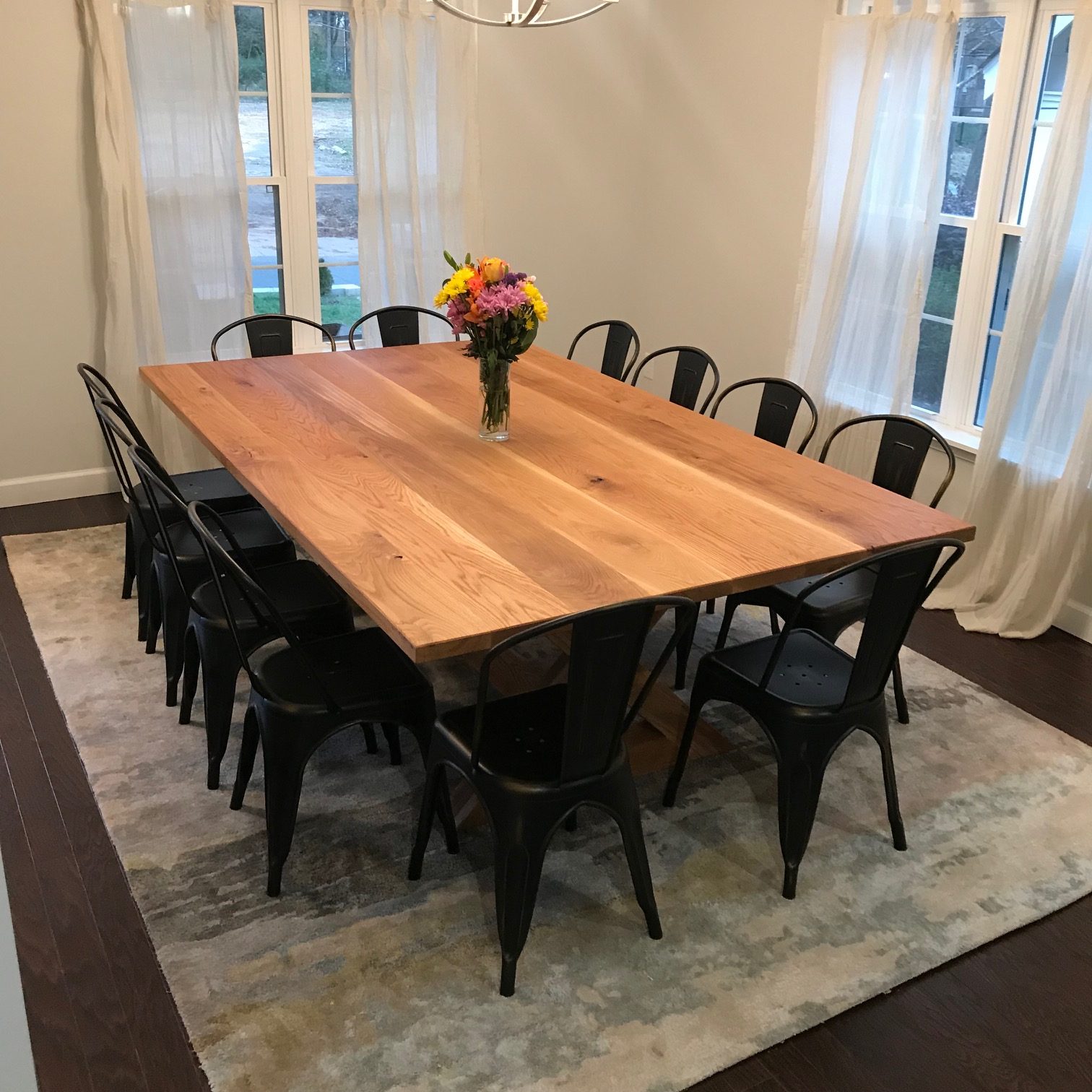 White Oak Dining Table - Johnson Company Woodworking : Johnson Company